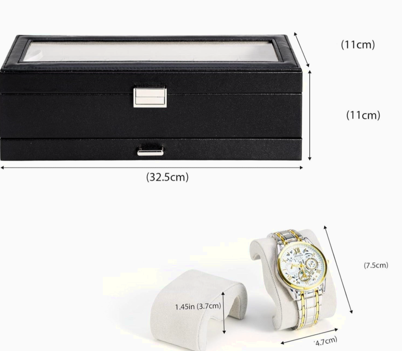 betrouwbaar-horlogebox-lades-sieraden-zwart