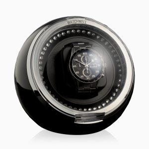 economisch automatisch-horlogeopwinder-globe-shine-zwart-blauwe-led