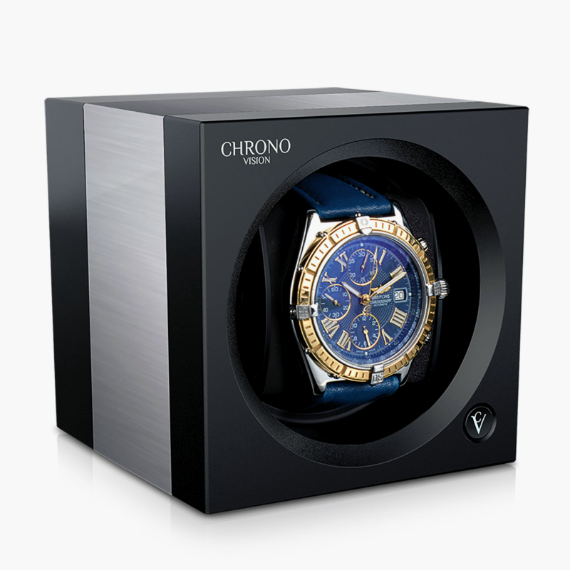 goedkoop-opwinder-automatische-horloge-chronovision-one-matzwart-geborsteld-aluminium