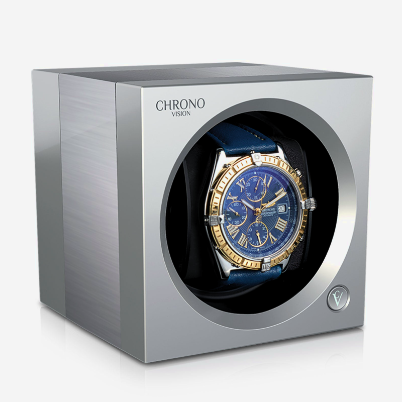 kwaliteit-automatische-horlogeopwinder-chronovision-one-chroom-mat-aluminium-gebosteld
