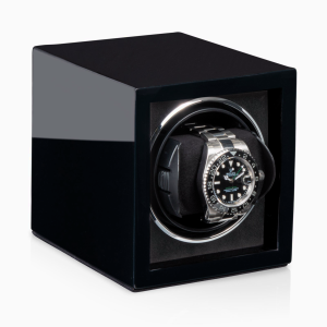 modern ontwerp automatische-horlogeopwinder-compact-single-zwart