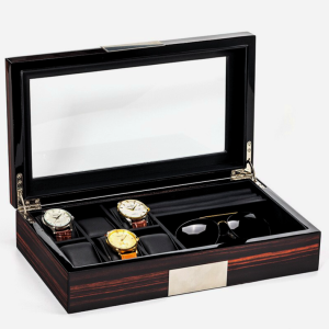 modern ontwerp horlogebox-van-hout