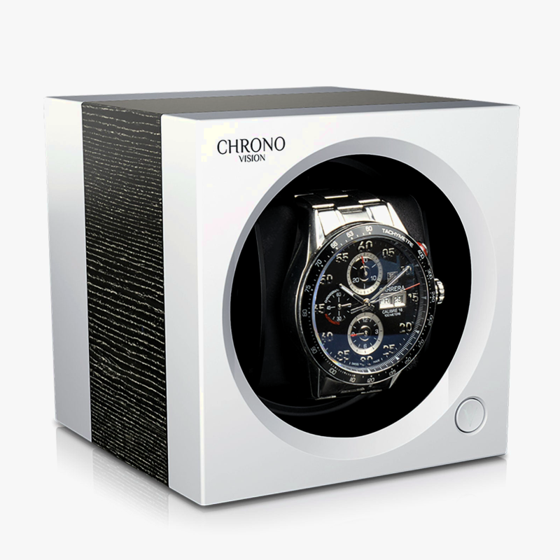 nieuw automatische-horlogeopwinder-chronovision-one-wit-mat-argento-mat