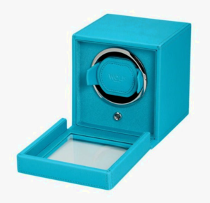 premium automatische-horlogeopwinder-blauwe-kubus