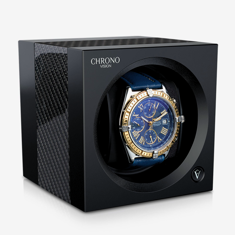 premium chronovision-one-mat-zwart-lak-carbon